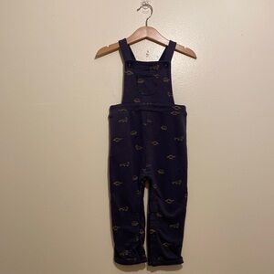 JOHN LEVIS SUPER CUTE ORGANIC COTTON OVERALLS. Size 12-18 months